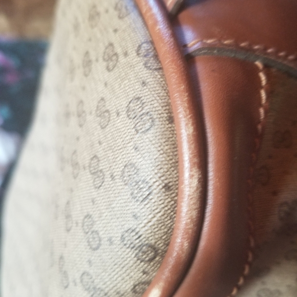 💯AUTHENTIC GUCCI CANVAS HANDBAG Final Price - Picture 8 of 11